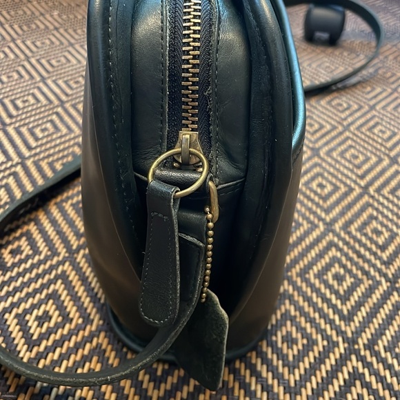 Vintage Coach Oliver bag 9902 FOREST GREEN and brass - Picture 7 of 12